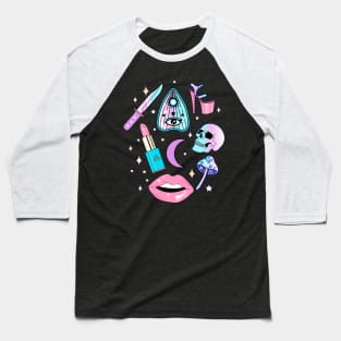 Witchy Pastel Goth Baseball T-Shirt